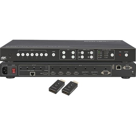 KANEXPRO 4K Video Tiler & Scaler Switcher W/ Hdbaset HDBT-VTSC72-4K